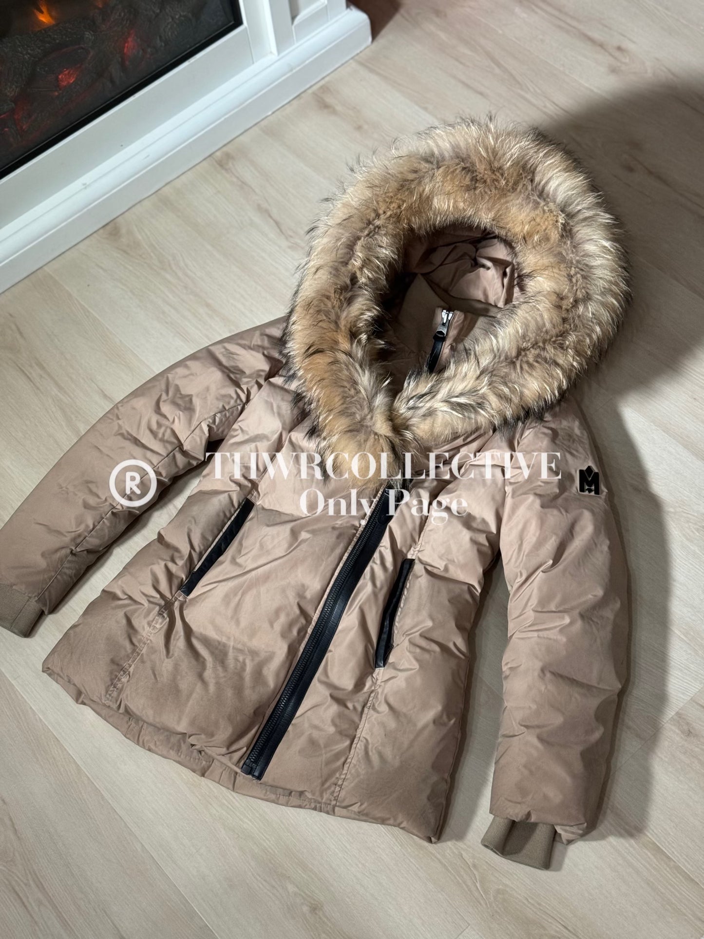 MACKAGE ADALI DOWN COAT CAMEL